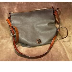 Dooney & Bourke Pebblestone Leather Large Hobo Handbag